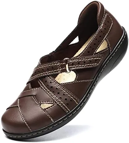terrikat womens casual coffee loafers cute slip on comfort walking flats leather driving moccasins fashion closed toe boat shoes 8 m us 1308 kf8